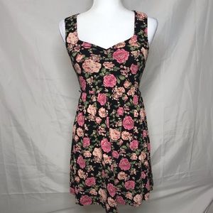 Forever 21 Open Back Floral Dress